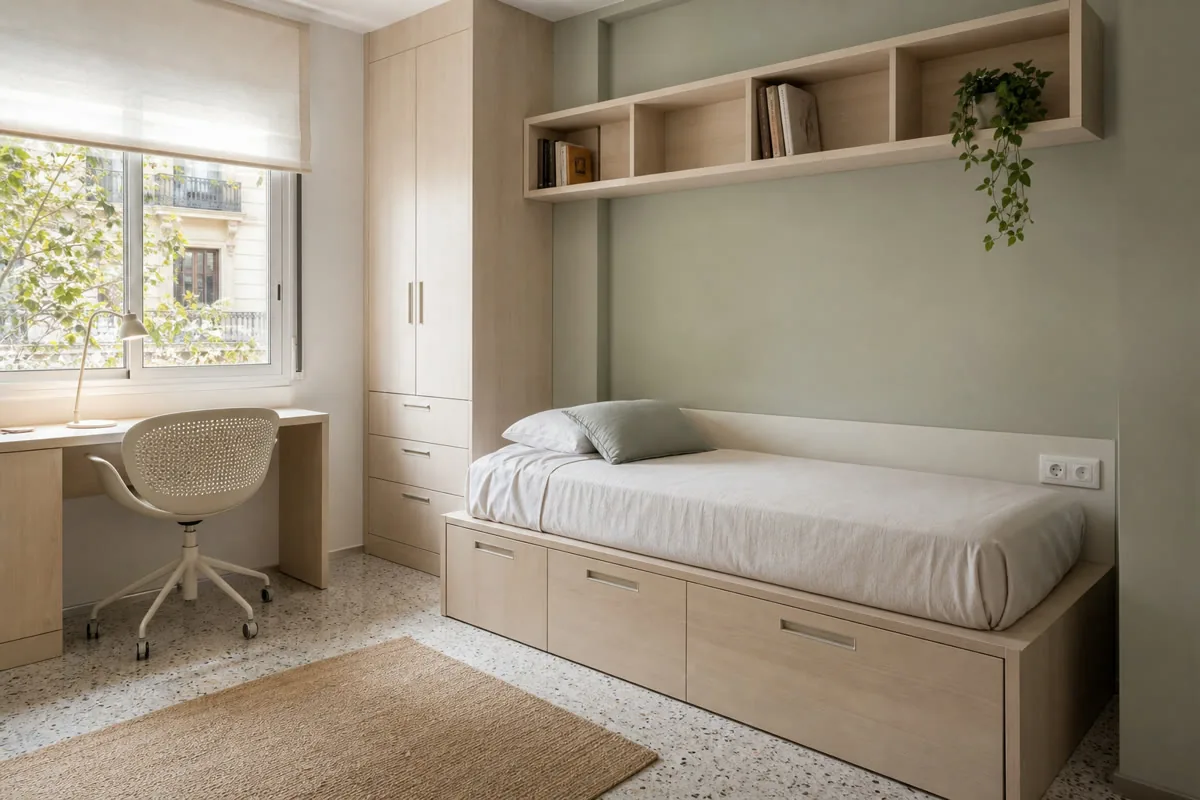 Visualización orientativa de muebles de dormitorio a medida en Torrevieja